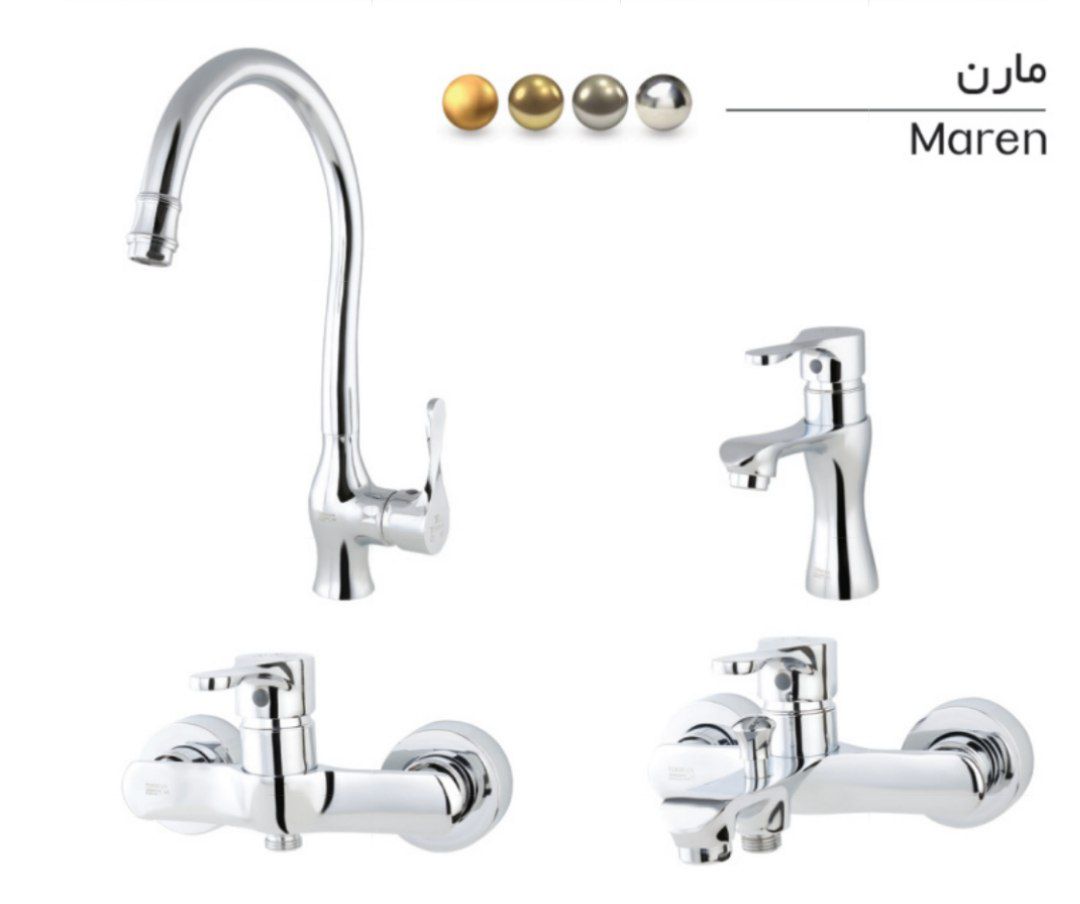 ست شیرآلات طوفان فلز مدل مارن