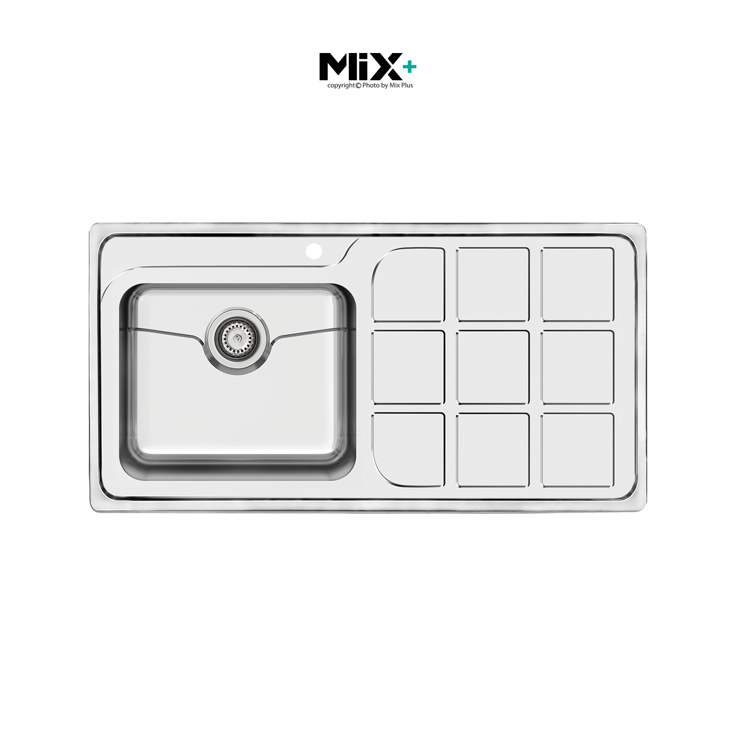 سینک ظرفشویی میکس پلاس مدل 7032P45